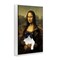 Stupell Industries Mona Lisa Cat Lady Framed Giclee, design by Masters Redux